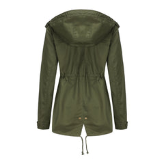 Women Spring Autumn Cotton Anorak Coat