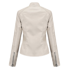 Women Solid Color Short Jacket