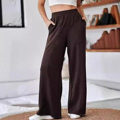 Women High Waist Loose Wide Leg Trousers