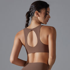 Twisted Nude Feel Breathable Sports Bra