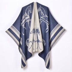 Women Cashmere Shawl Cape