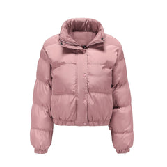 Women Short Loose Casual Cotton-Padded Jacket