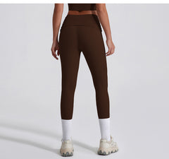 Women Twisted High Waist Sports Pants