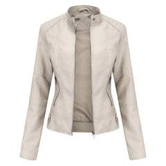 Women Solid Color Short Jacket