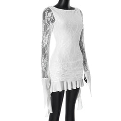 Elegant Long Sleeve Charming Lace Party Dress