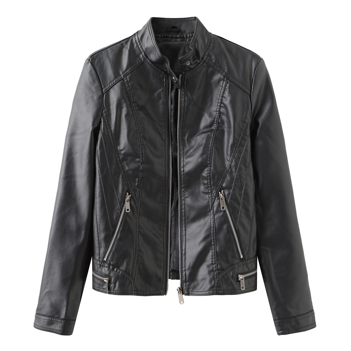 Women Casual Leather Jacket