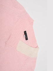 Pink Classic Loose Soft Glutinous Pullover