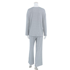 Autumn Casual Loose Long-Sleeved Pajamas Set