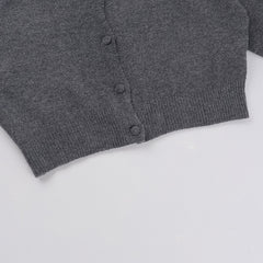 Autumn Woolen French Casual Short Cardigan