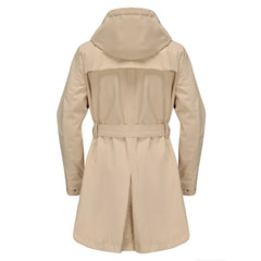 Hooded Waterproof Thin Casual Loose Trench Coat