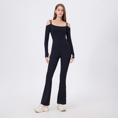 Long Sleeve Off Shoulder Jumpsuit