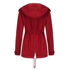 Women Spring Autumn Cotton Anorak Coat