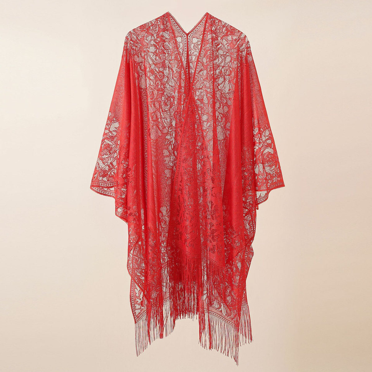 Lace Large Sun Protection Beach Cover Up