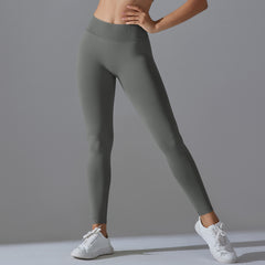 Seamless Back V Waist Peach Hip Yoga Pants