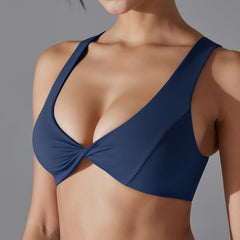 Twisted Nude Feel Breathable Sports Bra