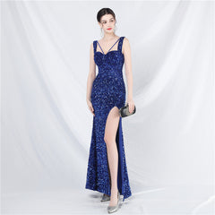 Stunning Handmade Sequin Long Evening Dress