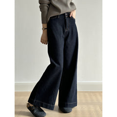 Retro High Waist Wide Leg Jeans