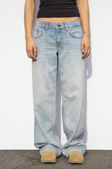 Washed Out Vintage High Waist Denim Jeans