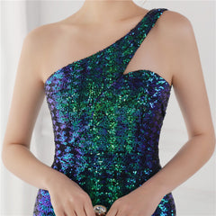 Elegant Sequin Sleeveless Long Formal Dress