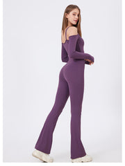 Long Sleeve Off Shoulder Jumpsuit