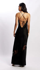 Sexy Sling Backless Gauzy Formal Dress