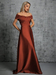 Off Shoulder Sexy Twisted Evening Dress