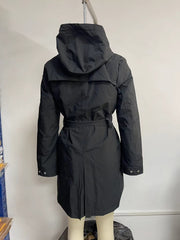 Hooded Waterproof Thin Casual Loose Trench Coat