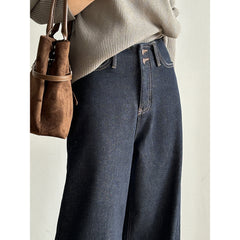 Retro High Waist Wide Leg Jeans