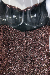 Sequin Sleeveless Split Formal Dress