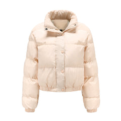 Women Short Loose Casual Cotton-Padded Jacket