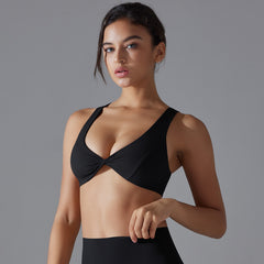 Twisted Nude Feel Breathable Sports Bra