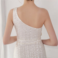 Elegant Sequin Sleeveless Long Formal Dress