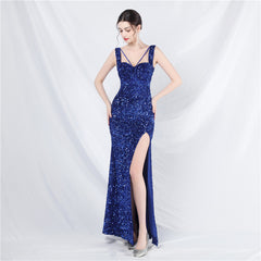 Stunning Handmade Sequin Long Evening Dress