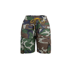 Women Camouflage Denim Bermuda Shorts