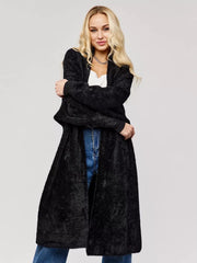 Long below the Knee Mink Knitted Cardigan