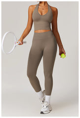 High Waist Thread Waist Yoga Pants