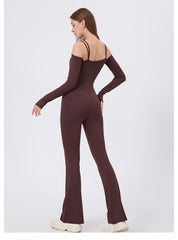 Long Sleeve Off Shoulder Jumpsuit