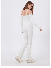 Long Sleeve Off Shoulder Jumpsuit