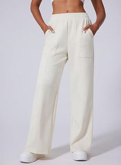 Women High Waist Loose Wide Leg Trousers