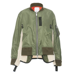 Autumn Winter Cotton Padded Bomber Jacket