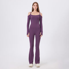 Long Sleeve Off Shoulder Jumpsuit