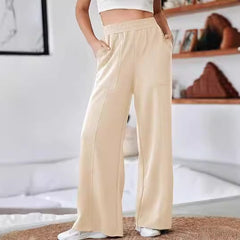 Women High Waist Loose Wide Leg Trousers