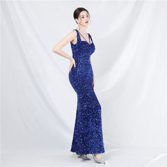 Stunning Handmade Sequin Long Evening Dress