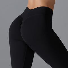 Seamless Back V Waist Peach Hip Yoga Pants