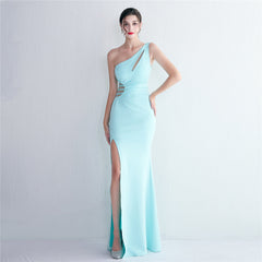 Elegant Cutout Slim Fit Fishtail Formal Dress