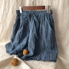 Summer Pure Linen High Grade Casual Shorts