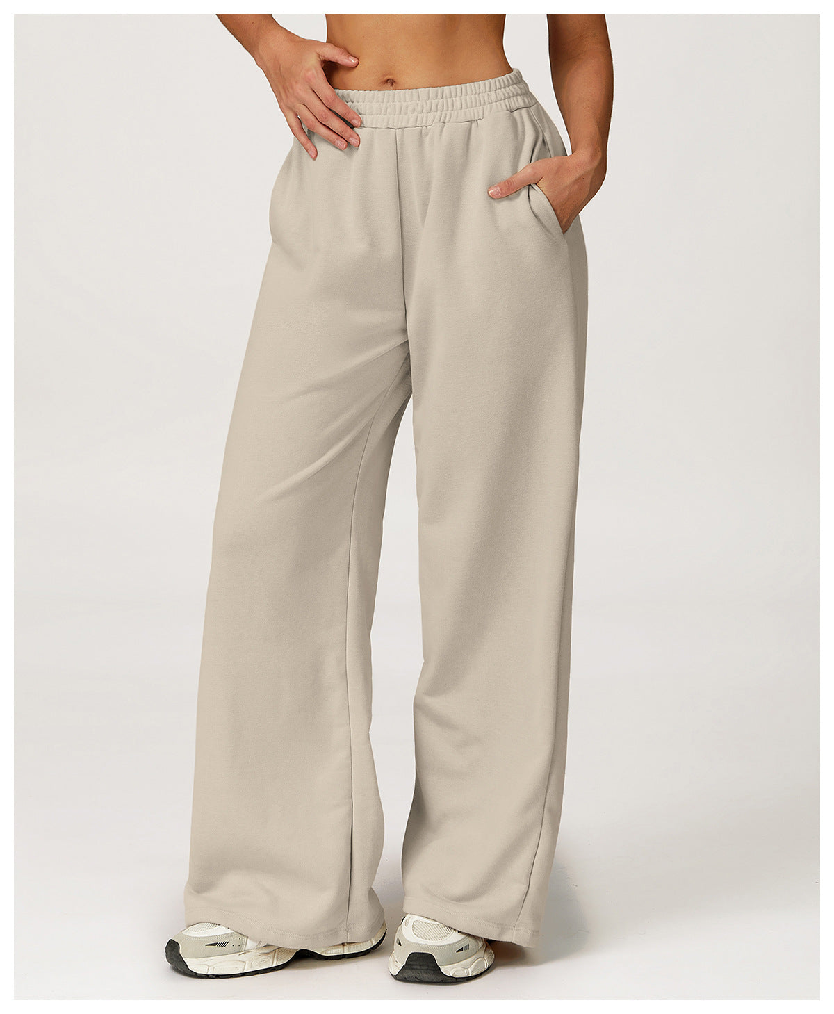 REVCHIC SPORTS Wide-Leg Sports Pants 931