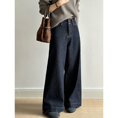 Retro High Waist Wide Leg Jeans