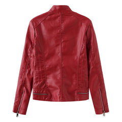 Women Casual Leather Jacket