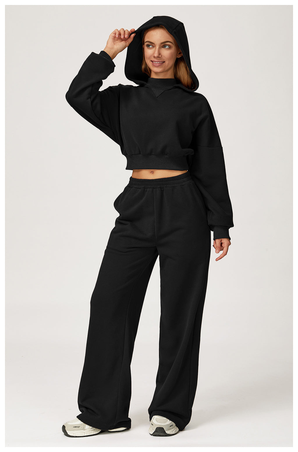 REVCHIC SPORTS Wide-Leg Sports Pants 931